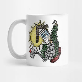 house growing up Mug